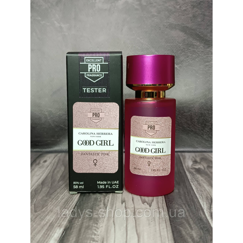 Жіночі парфуми Carolina Herrera Good Girl Fantastic Pink TESTER PRO (Фантастік Пінк) 58 мл.