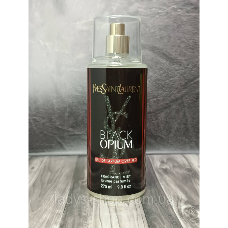 Парфумований спрей для тіла жіночий Yves Saint Laurent Black Opium Over Red Exclusive EURO 275 мл