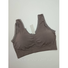 Топ зі знімним поролоном. Розмір 85D, 90D, 95D, 100D, 85E, 90E, 95E