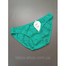 Жіночі мереживні трусики на середній посадці. Розмір 50 (xxl)