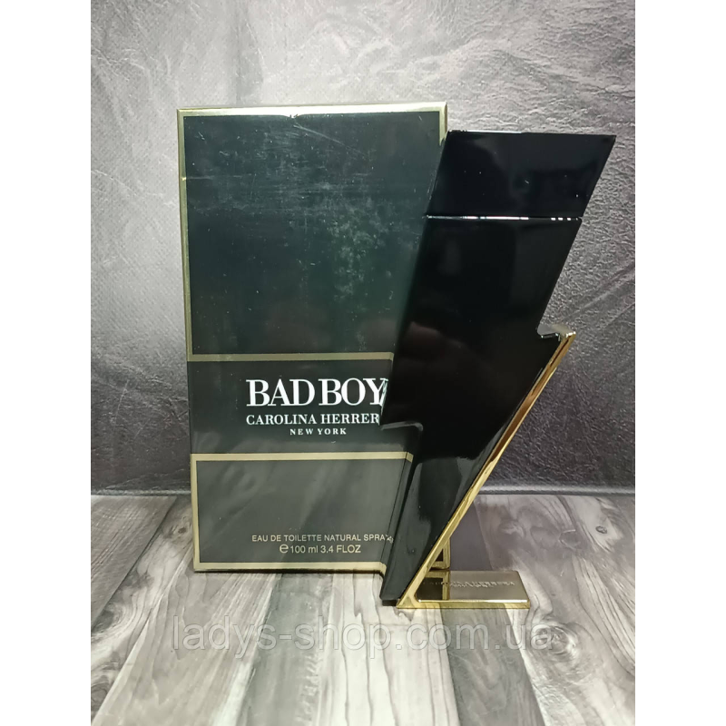 Чоловіча парфумована вода Carolina Herrera Bad Boy (Каролина Еррера Бед Бой) 100 мл