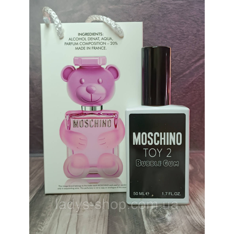 Парфюми жіночі Moschino Toy 2 Bubble Gum (Москино Той 2 Бабл Гам) 50 мл.