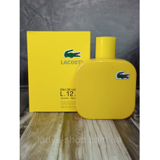 Чоловіча туалетна вода Lacoste L.12.12 Yellow (Jaune) ( Лакоста Л 12. 12 Єлоу) 100 мл