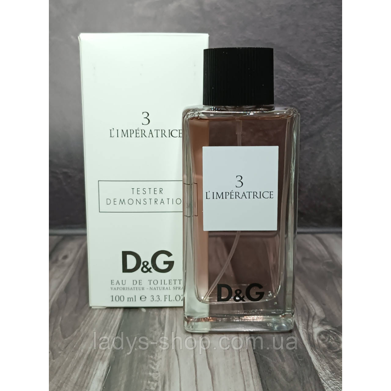 Тестер жіночий Dolce&Gabbana 3 L“Imperatrice (Дольче Габбана Імператрица) 100 мл Тестер жіночий Dolce&Gabbana 3 L“Imperatrice (Дольче Габбана Імператрица) 100 мл