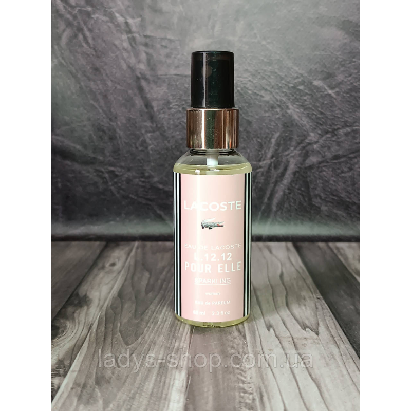 Парфюм женский Lacoste Eau de Lacoste L.12.12 Pour Elle Sparkling (Лакоста Л 12.12 Спарклинг) 68 мл.