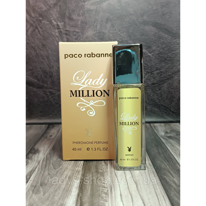 Парфуми жіночі Paco Rabanne Lady Million (Пако Рабанне Леді Мільйон) Pheromone Parfum 40 мл Парфуми жіночі Paco Rabanne Lady Million (Пако Рабанне Леді Мільйон) Pheromone Parfum 40 мл
