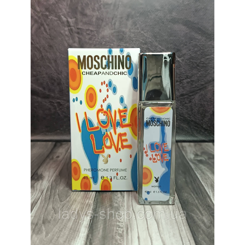 Парфуми жіночі Moschinо Cheap&Chic I Love Love (Москіно Чіп Чік Ай Лав Лав) Pheromone Parfum 40 мл Парфуми жіночі Moschinо Cheap&Chic I Love Love (Москіно Чіп Чік Ай Лав Лав) Pheromone Parfum 40 мл