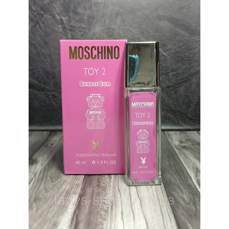 Парфуми жіночі Moschino Toy 2 Bubble Gum (Москіно Той 2 Бабл Гам) Pheromone Parfum 40 мл Парфуми жіночі Moschino Toy 2 Bubble Gum (Москіно Той 2 Бабл Гам) Pheromone Parfum 40 мл