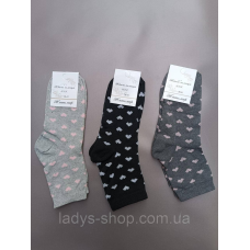 Жіночі високі шкарпетки. Набор 5 пар. Розмір: 36-41