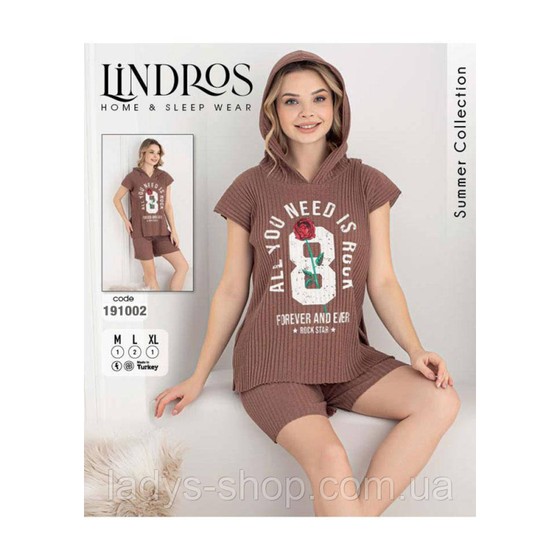 Комплект двійка жіноча футболка + шорти.