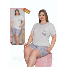Комплект двійка жіноча футболка + шорти.