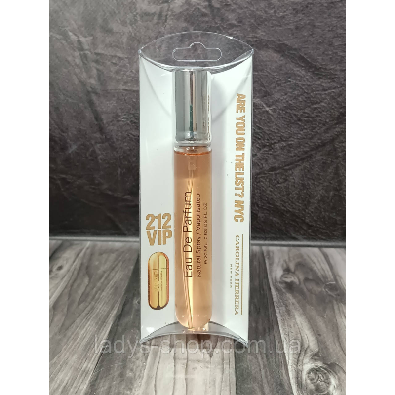 Жіночі парфуми Carolina Herrera 212 VIP (Кароліна Ерерра 212 Віп) 20 мл Жіночі парфуми Carolina Herrera 212 VIP (Кароліна Ерерра 212 Віп) 20 мл