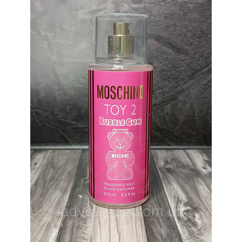 Парфумований спрей для тіла жіночий Moschino Toy 2 Bubble Gum Exclusive EURO 275 мл