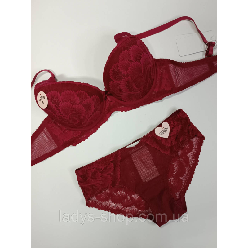 Комплект жіночої спідньої білизни на поролоні 80B-L