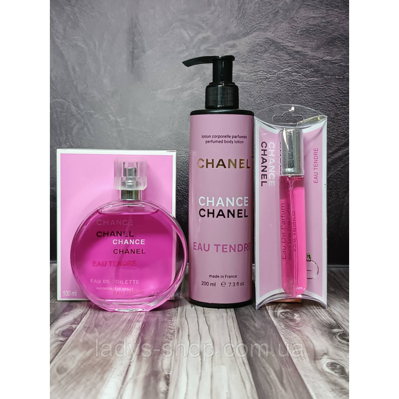 Подарунковий набір Chanel Chance Eau Tendre (Шанель Шанс Тендр) Подарунковий набір Chanel Chance Eau Tendre (Шанель Шанс Тендр)