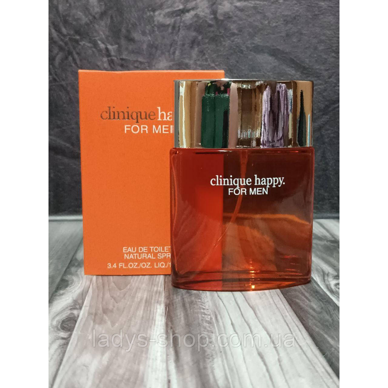 Чоловіча туалетна вода Clinique Happy For Men (Клінік Хепі фор Мен) 100 мл