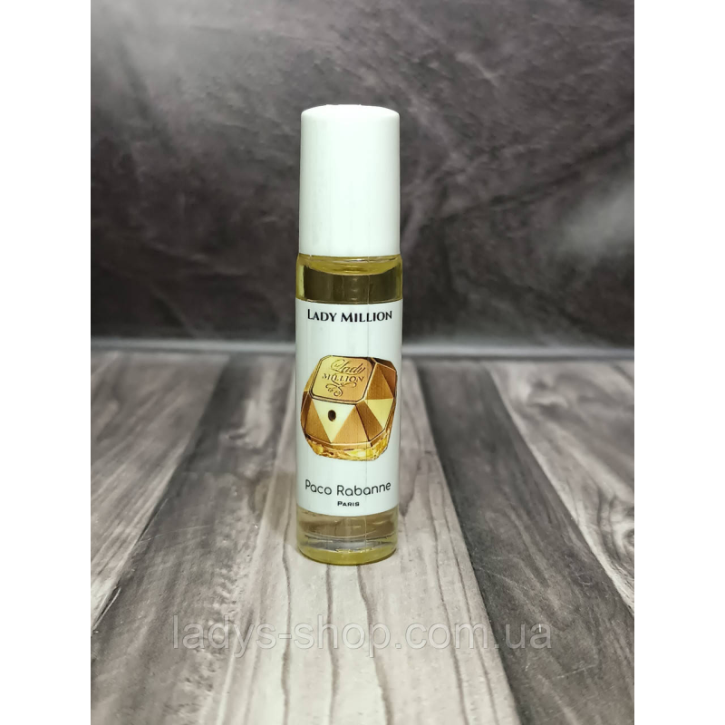 Олійний парфум жіночий Lady Million (Пако Рабанне Леді Мільйон) 10 мл.