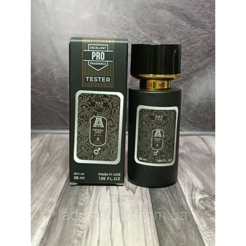 Чоловічі парфуми Attar Collection Crystal Love For Him TESTER PRO (Крістал Лав Фор Хім) 58 мл. Чоловічі парфуми Attar Collection Crystal Love For Him TESTER PRO (Крістал Лав Фор Хім) 58 мл.