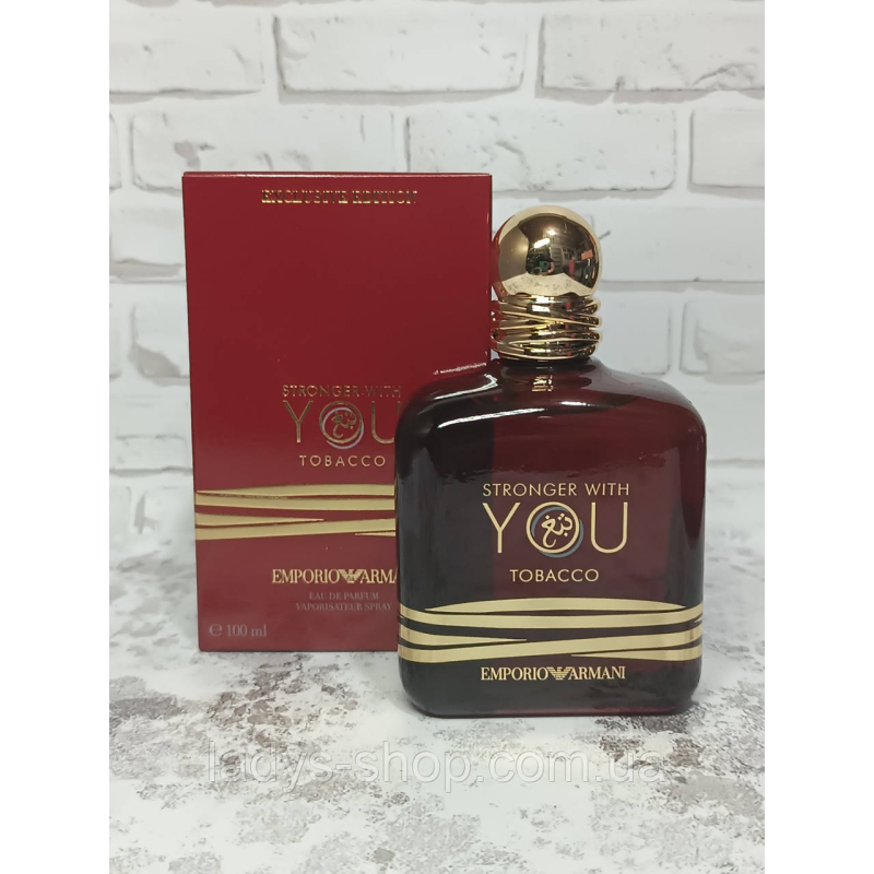 Парфуми чоловічі Premium Giorgio Armani Emporio Stronger With You Tobacco розпив 3,5,8,10,20 мл. 8 мл
