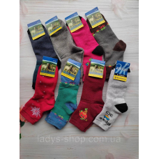Жіночі теплі махрові шкарпетки. Набор 5 пар. Розмір 36-40