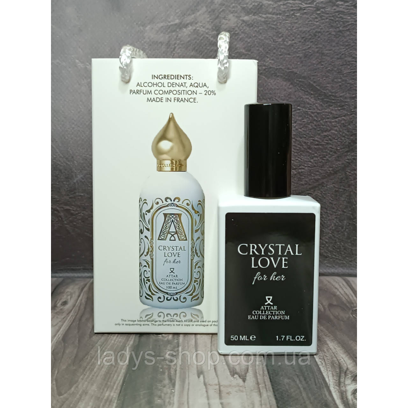 Парфуми жіночі Attar Collection Crystal Love for Her (Аттар Колекшн Крістал Лав) 50 мл. Парфуми жіночі Attar Collection Crystal Love for Her (Аттар Колекшн Крістал Лав) 50 мл.